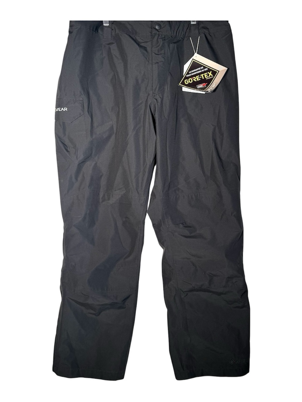 NEW Bass Pro Guidewear Gore-Tex Rainy River Pants Black Paclite Mens Sz XL 40/32